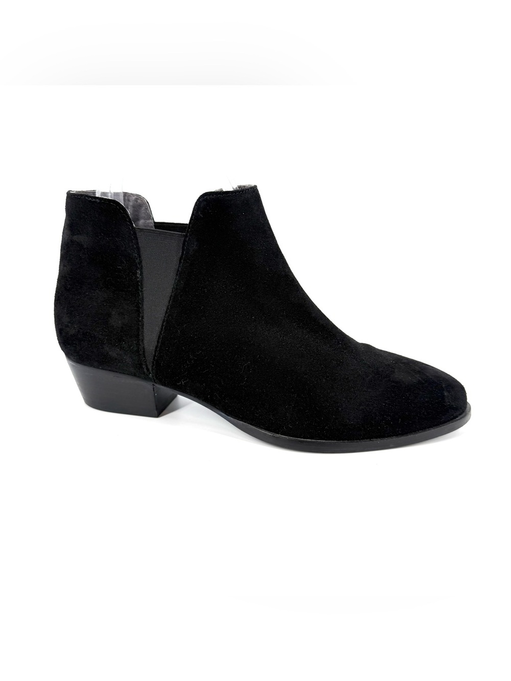 Seychelles Ankle Boots Womens Size 8 Black Suede Leather Classic Bootie